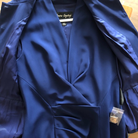 Sandra Angelozzi Dress & Suit Jacket Blue - Picture 2 of 7